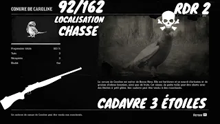 Tout Les Animaux: 92/162  La Conure De Caroline (Localisation) Red Dead Redemption 2