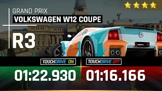 Asphalt 9 - VOLKSWAGEN W12 COUPE Grand Prix Round 3 - 4⭐ Touchdrive & Manual Laps - CROSSTOWN RIVALS