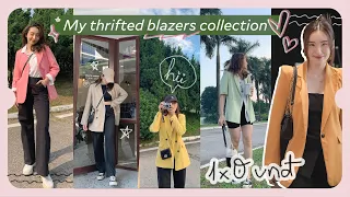MÙA BLAZER TỚI RỒI, MÌNH ĐÃ MUA HƠN 20 CÁI | Blazer Thrift Haul | PhuongHa