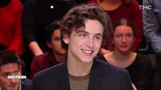 Timothée Chalamet, la classe internationale | Quotidien avec Yann Barthès