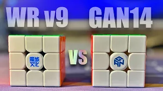 WRM V9 3X3 (BALL-CORE UV) vs Gan 14 Maglev UV | Comparación de los mejores 3x3