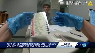 City of Newton and officers countersue college student for defamation