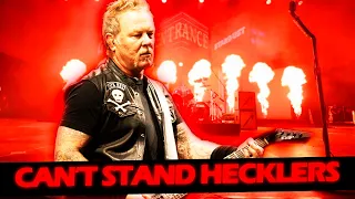 JAMES HETFIELD REACTION TO HECKLER GETTING KICKED OUT DURING LIVE SHOW (2022) #METALLICA