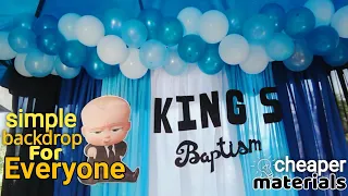 Boss Baby Birthday and Christening Decoration Ideas