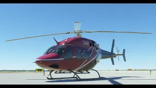 First flight in freeware Bell 429 GlobalRanger (MSFS)
