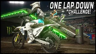 so I gave the AI a ONE LAP HEADSTART in Supercross The Game 2