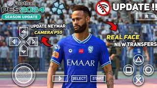 Baru ! eFootball PES 2024 ppsspp Update Face, New Transfers, Kits, Graphics HD & Peter Drury !