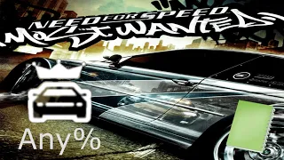 Need For Speed Most Wanted(2005) Career Any% Glitchless Speedrun(7:11:43, Streamed Practice Run)