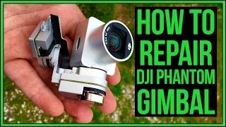 DJI Phantom 3 Broken Gimbal Repair After Crash #Drone