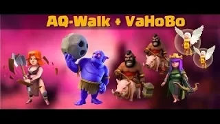 Clash of Clans | Town Hall 9 - VaHoBo with Queen Walk| 3 Star Attack Strategy |