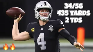 Derek Carr Week 1 Highlights vs Ravens 🔥🔥 (34/56, 435 Yards, 2 TDs)