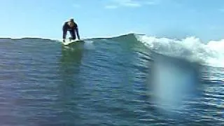 Ingrid surfing Pt. Dume