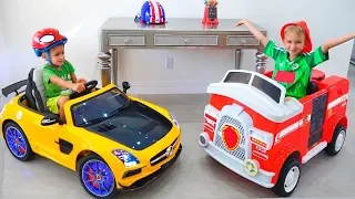 Vlad e Nikita estão jogando carros! coleção de vídeos para toda a família!