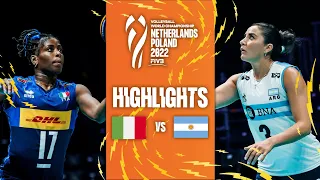 🇮🇹 ITA vs. 🇦🇷 ARG - Highlights  Phase 2| Women's World Championship 2022