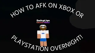 How to AFK hatch on Xbox or Playstation in Roblox!
