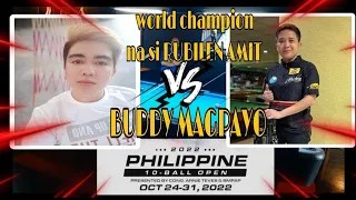 world champion RUBILEN AMIT Vs BUDDY MAGPAYO | Philippine 10-Ball