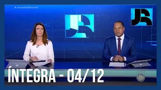 Assista à íntegra do Jornal da Record | 04/12/2020