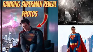 James Gunn's Superman Suit Reveal & Ranking the Movie Superman Suit Photo Reveals