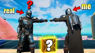 I Pretended to be MANDALORIAN in Fortnite... again