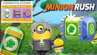 Artist Stuart minion & Lucky Clover Field Stage 2 completed reward in Minion Rush