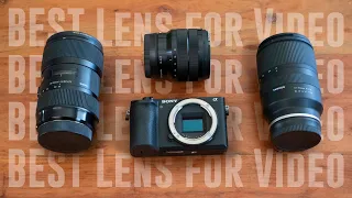 Sony a6500 - Top 3 Lens for Video