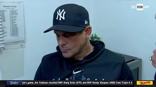 Aaron Boone breaks down series opener