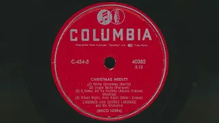 1954 LIBERACE Christmas Medley PIANO Instrumental - 78 RPM Record