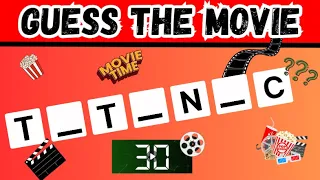 Can You Guess the Movie Without Vowels?🍿🎬🎼 🧩  | Easy, Medium, Hard, Impossible Get ready...