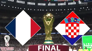 France vs Croatia - FINAL | FIFA World Cup Qatar 2022   All Goals | Mbappe vs Modric | eFootball