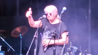 Ian Paice drummer of Deep Purple last year in Italy