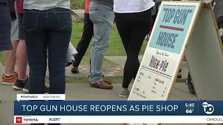 Oceanside's Top Gun house opens as pie shop