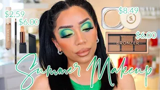 Summer Makeup Tutorial | Full Face Nothing Over $10.00 🤑