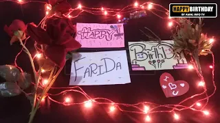 Happy Birthday Farida - HBD Farida-Best Birthday Status
