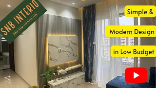 Simple & Modern | 2BHK home interior design | Interior design ideas | VJ Yashone | Pune