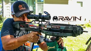 Ravin R26 Crossbow - How to Sight In - Bonus Round at 90 Yards!!!