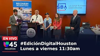 🔴 En vivo I #EdiciónDigitalHouston I Ofrecen detalles de la recuperación de Houston tras tormentas