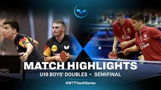Rinderer/Stumper vs Kubik/Kulczycki | WTT Youth Star Contender Wladyslawowo | U19 | BD | SF