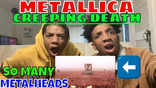 FIRST TIME HEARING  "Creeping Death" by METALLICA (1991 Moscow) LIVE (reaction)