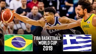 Brazil 🇧🇷 vs Greece 🇬🇷 - Classic Full Games | FIBA Basketball World Cup 2019