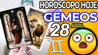 🌓GIGANTE É O SALTO QUE VOCÊ VAI EXPERIMENTAR❗️😱 Gêmeos ♊ 28 abril 2024 | Horoscopo do dia de hoje ♊