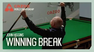John Higgins Unbelievable Match Winning Clearance! 😍 | Cazoo World Championship 2024