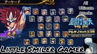 Saint Seiya Omega Ultimate Cosmo (Psp) All Ultimate Attacks