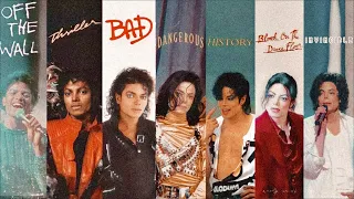 Evolución álbum Michael Jackson  - Evolución musical (Isósceles)