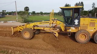 Ep2 Amazing Machinery Road Construction, Nice Operator Driver Machinery Motor Grader and Road Roller