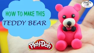 Teddy Bear Play Doh - Learn How to Make A Cute Teddy Bear With Play Doh Episode 25