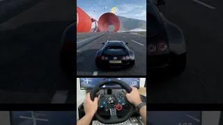 The Bat-Veyron Jumps! Logitech G29 Gameplay ️#shorts #bugattiveyron #batman