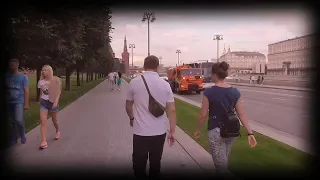 #Москва 1  - влог памятник князю Владимиру в Москве на манежной улице московский vlog возле кремля