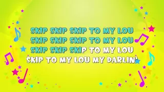 Skip to My Lou | Karaoke | Skipping Song | Action Song | Nursery Rhyme | KiddieOK