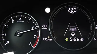 2020 Mazda3 SKYACTIV-X 2.0 M Hybrid 0-100 kmh kph 0-60 mph Tachovideo Beschleunigung Acceleration