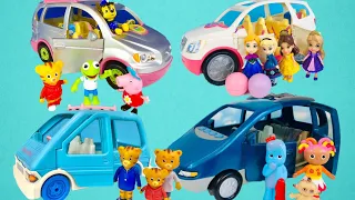 FISHER PRICE CARS Vans and SUV’s Toys Compilation Popular Dolls Teletubbies and Daniel Tiger